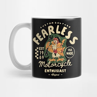 Fearless vintage motorcycle Mug